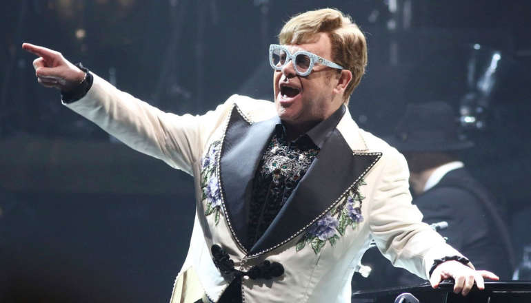 The megastar has been performing around the world as part of his marathon Farewell Yellow Brick Road tour. Pic: AP