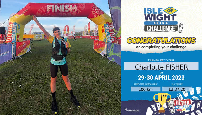 First Place Finish For Scintillating Charlotte On Ultra Marathon Debut - Vimarsana News