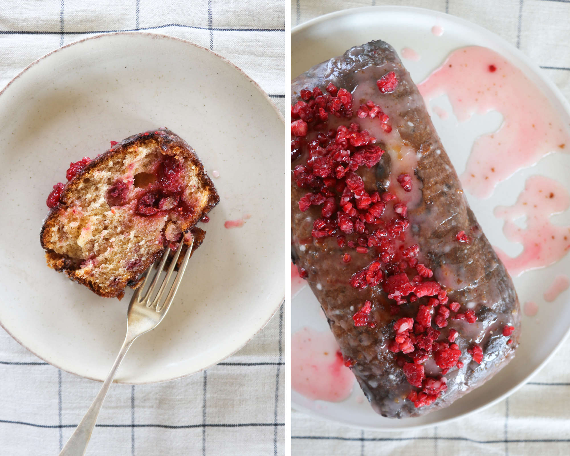 Lemon and Raspberry Drizzle Loaf Cake