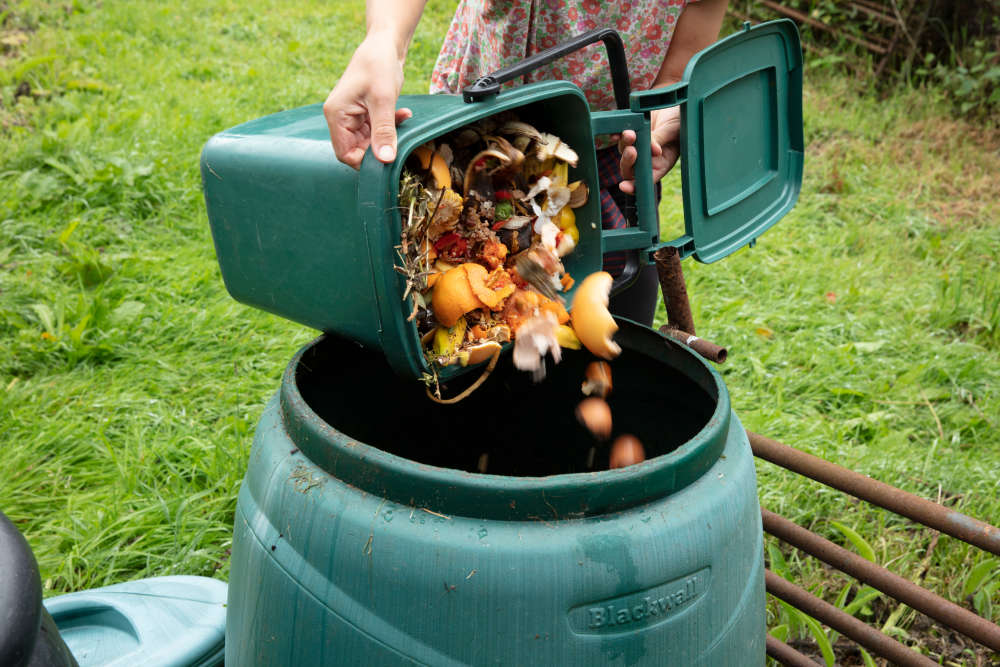 food waste garden compost