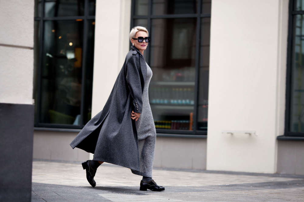 Winter Grey Coat 2024