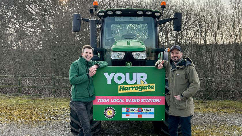 Joe Seels at the 2025 Knaresborough Tractor Run