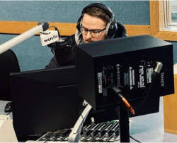 Robbie in WCR studio