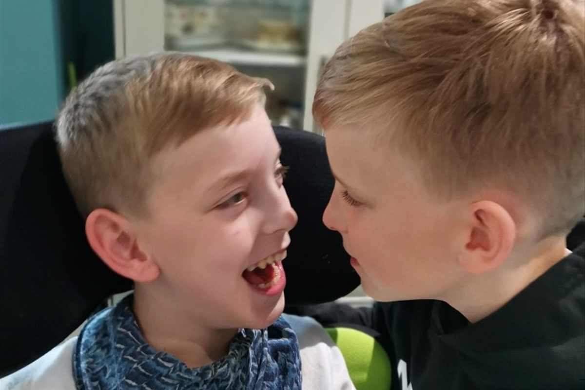 Brotherly love - Charlie and Evan