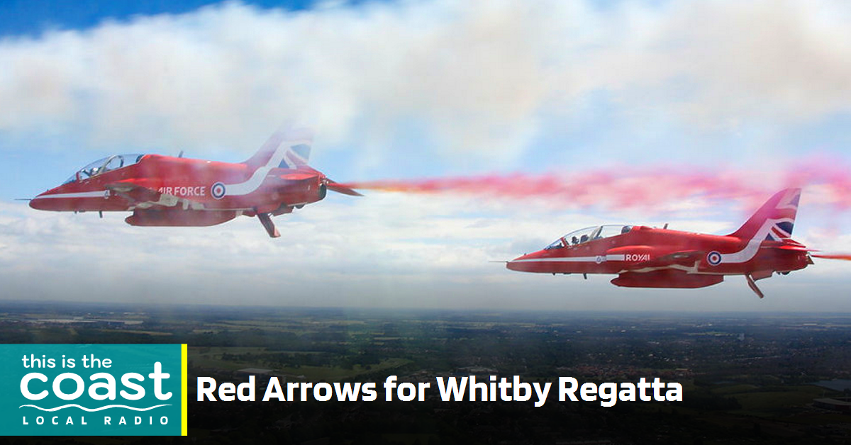 Red Arrows For Whitby Regatta This is the Coast