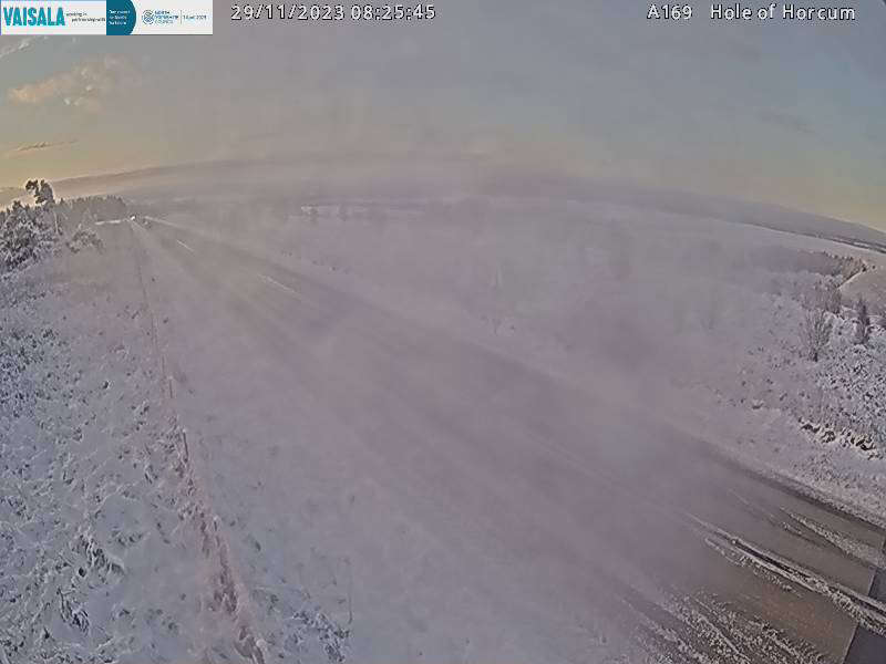 A171 Scarborough To Whitby CLOSED Due To Snow This is the Coast