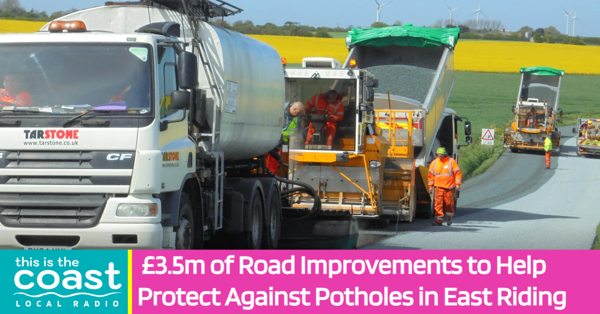 £3.5m of Road Improvements to Help Protect Against Potholes in East Riding 