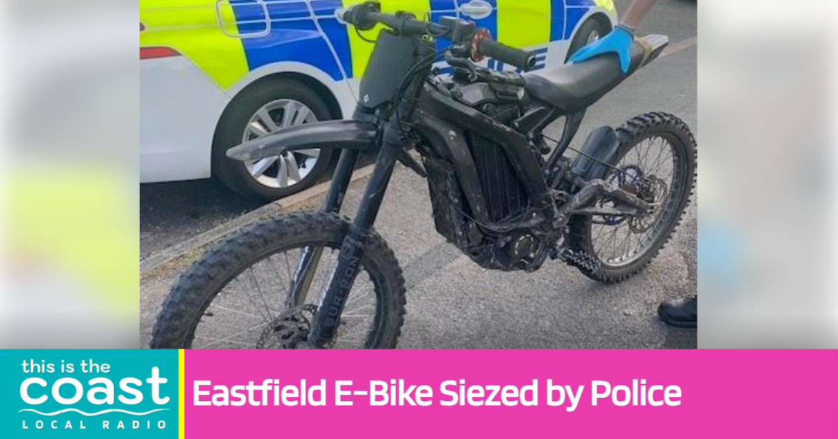 Eastfield E-Bike Siezed by Police - This is the Coast