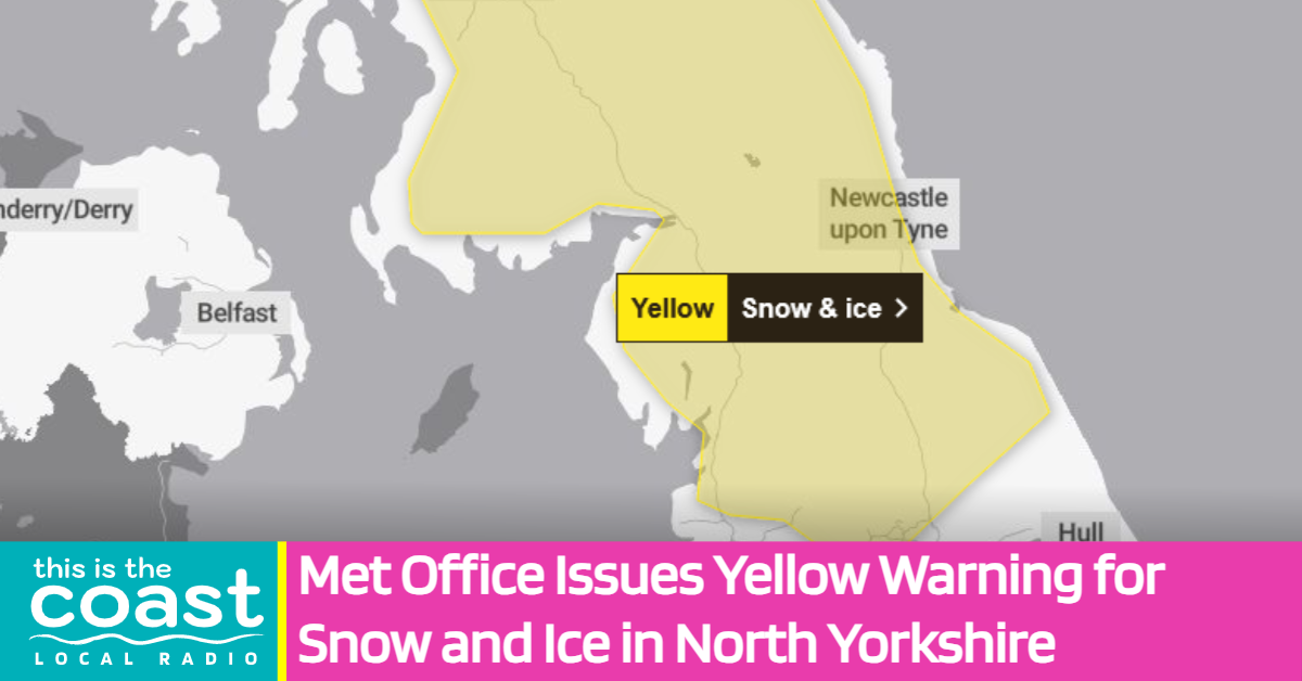 Met Office Issues Yellow Warning for Snow and Ice in North Yorkshire ...