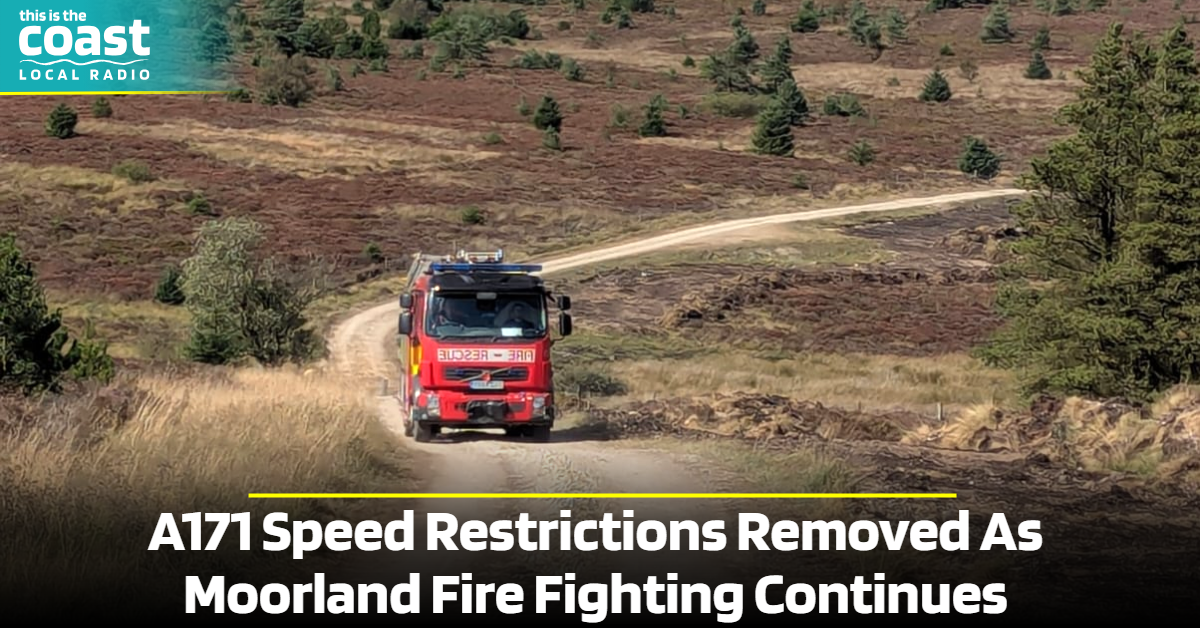 A171 Speed Restrictions Removed As Moorland Fire Fighting Continues ...