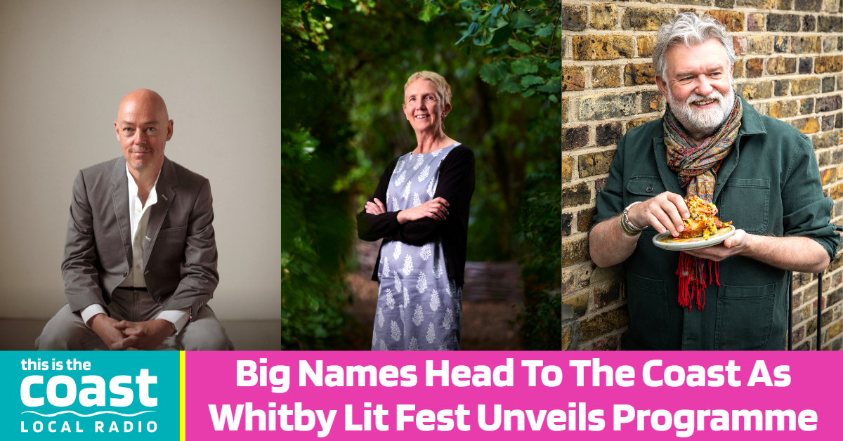 Big Names Head To The Coast As Whitby Lit Fest Unveils Star-Studded Programme