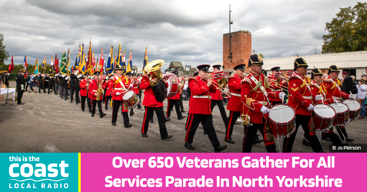 Over 650 Veterans Gather For All Services Parade In North Yorkshire