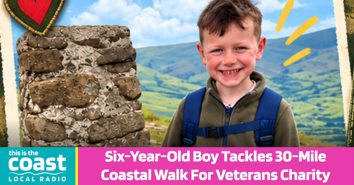 Six-Year-Old Boy Tackles 30-Mile Coastal Walk For Veterans Charity