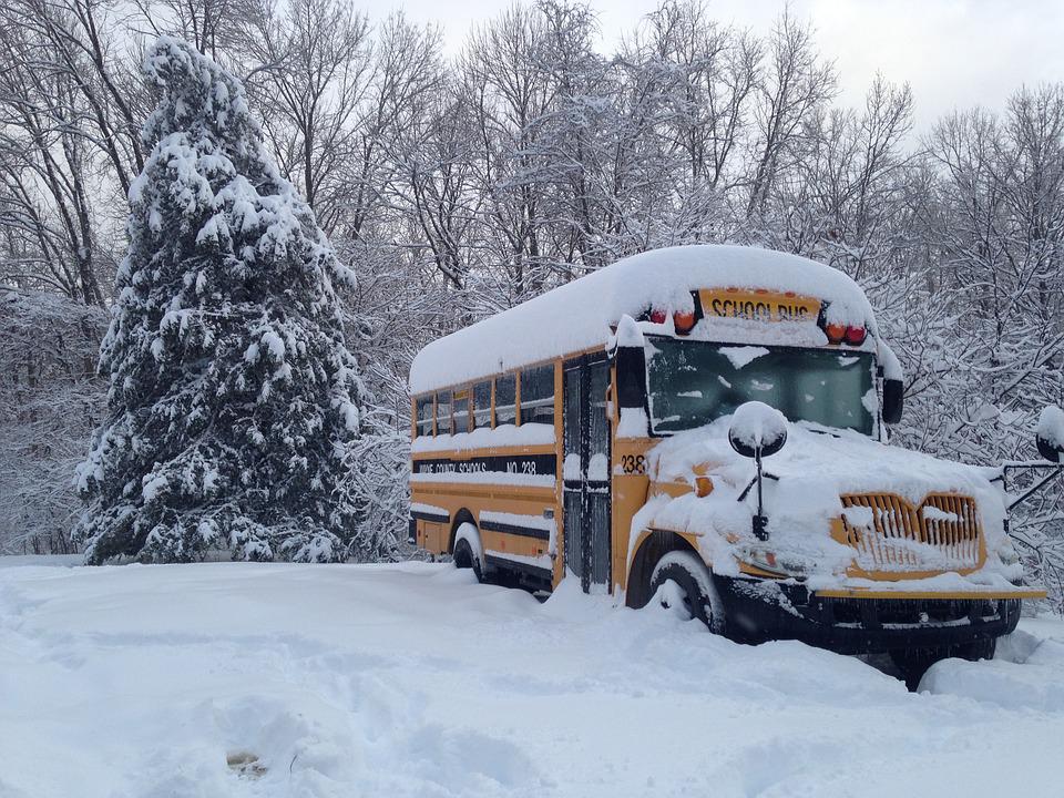 Schools Closed and Buses Cancelled Due to Freezing Rain 104.7