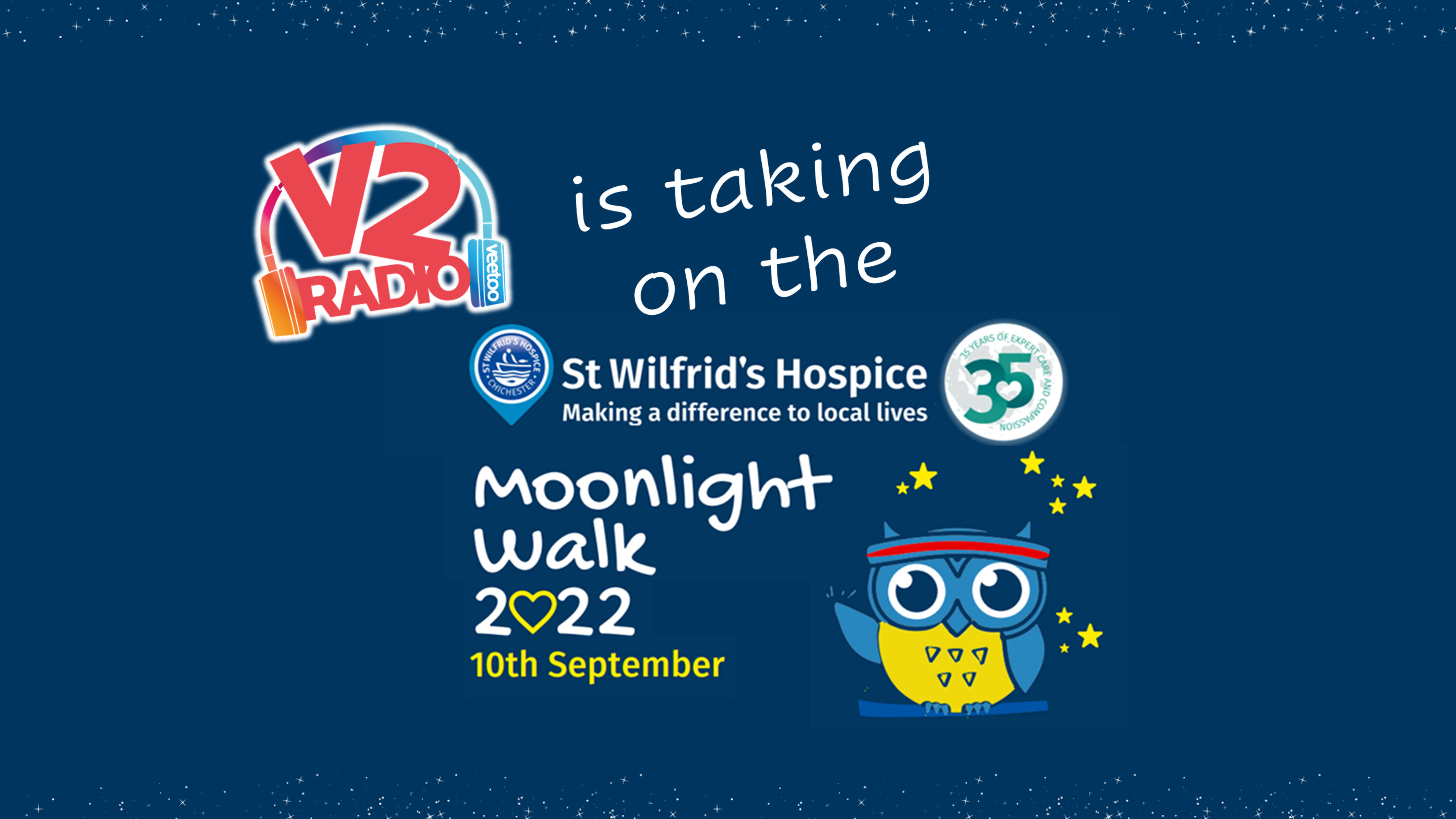 V2 Radio & Moonlight Walk 2022 - V2 Radio Sussex