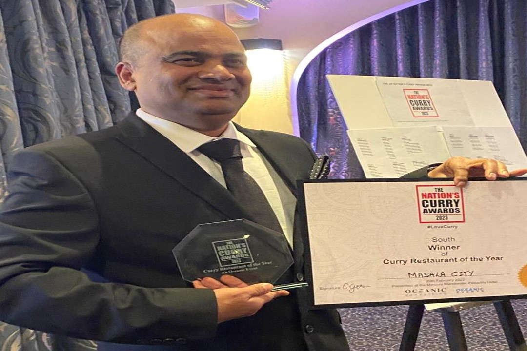Chichester curry house crowned nation's Restaurant of the Year V2 Radio
