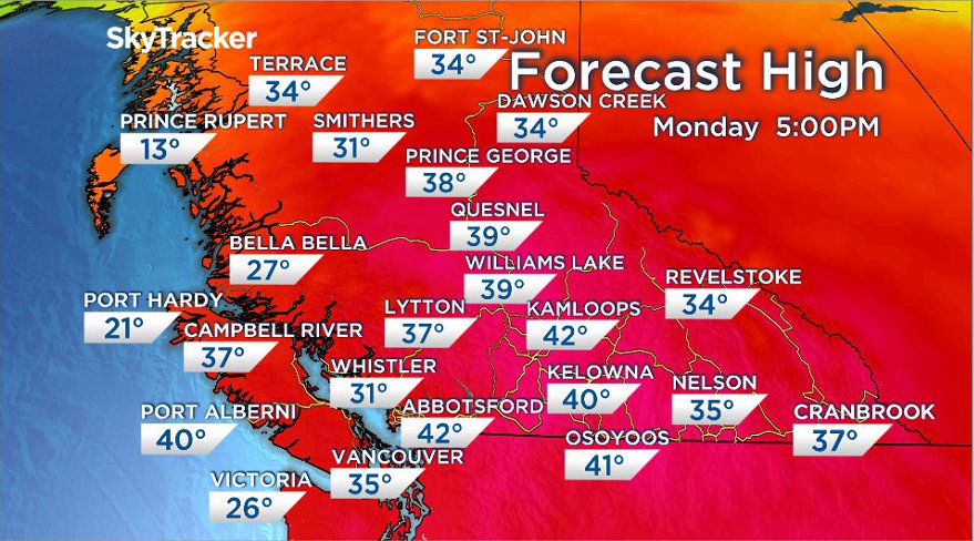 Heat Wave May Break Provincial And National Temperature Records When It Hits Island Tomorrow The Raven 100 7