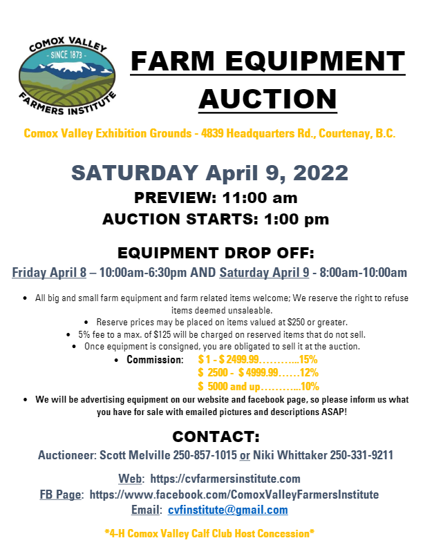 Farm Equipment Auction The Raven 100.7