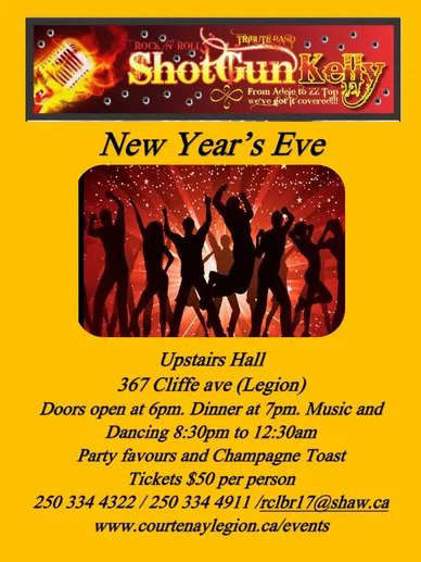 New Year s Eve Dinner and Dance with ShotGun Kelly The Raven 100.7