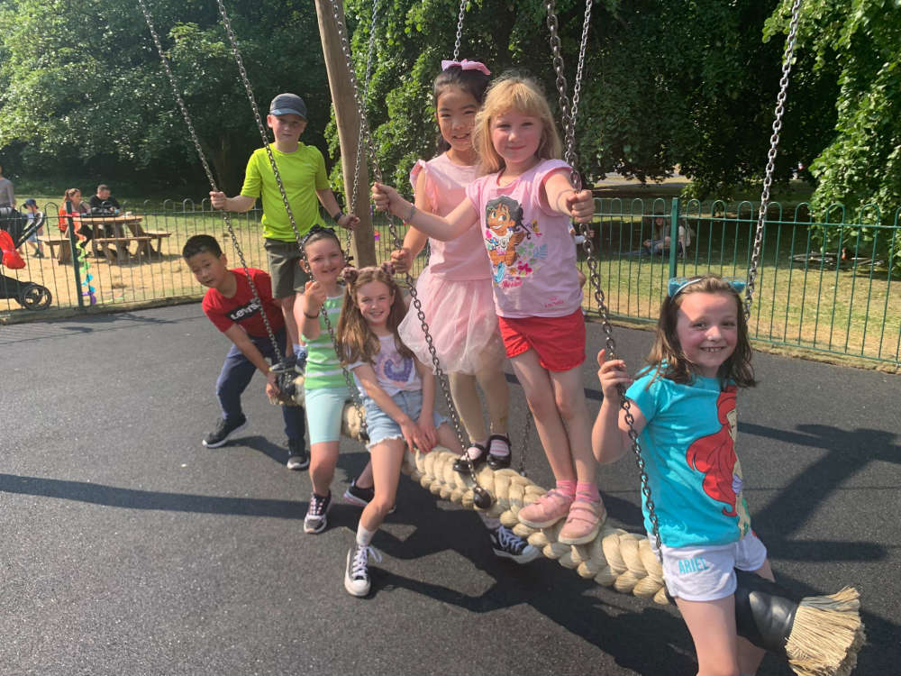 PHOTOS Lancaster play park "buzzing" as it reopens after £60,000