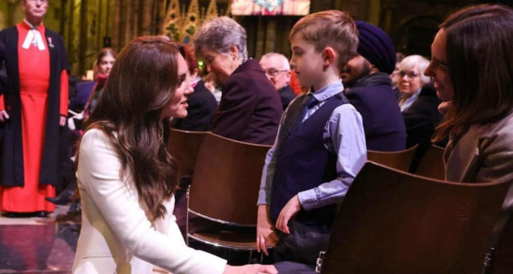 Young mountaineer from Lancaster enjoys Westminster Abbey meeting with Princess Kate 