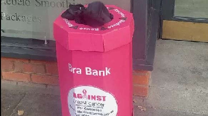 Bin your bra at the 'Bra Bank' and raise money for breast cancer charity!