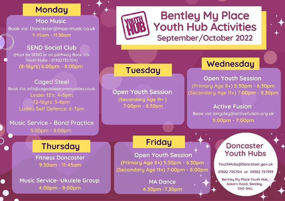 BENTLEY MyPlace YOUTH HUB 8 11 Year Olds Doncaster Radio