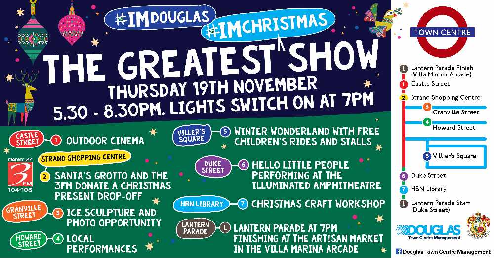 Douglas Christmas Light Switch On 3FM Isle of Man