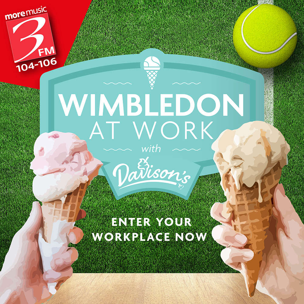 Wimbledon At Work 3FM Isle of Man