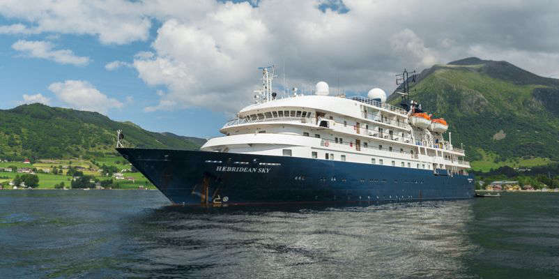 Hebridean Sky cruise ship arrives today - 3FM Isle of Man