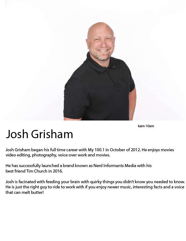 My 100 Josh Grisham