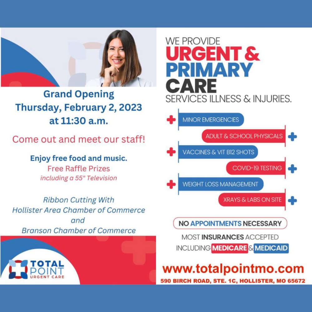 Total Point Urgent Care Opening Soon KRZK 106.3