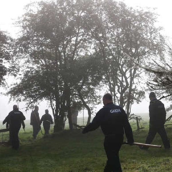 Deirdre Jacob CROP Gardai searching woodlands in Usk Little 11/10/18 - RollingNews