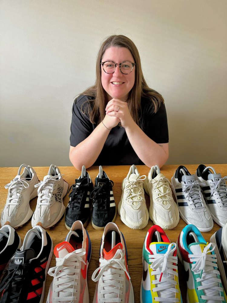 Woman who revamps old trainers launches kids shoe recycle scheme ...