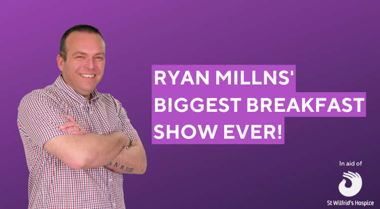 Ryan Millns' Biggest Breakfast Show Ever was on air from 6am 8th June until 10am 9th June