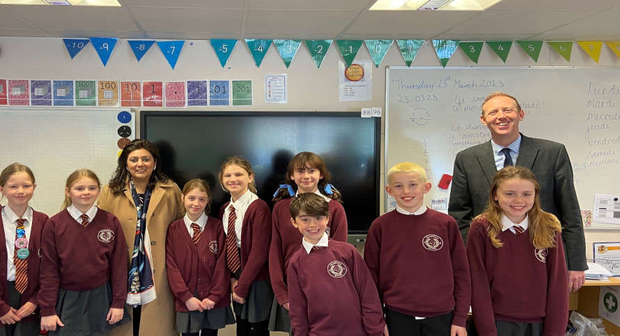 Local MP visits Framfield School 