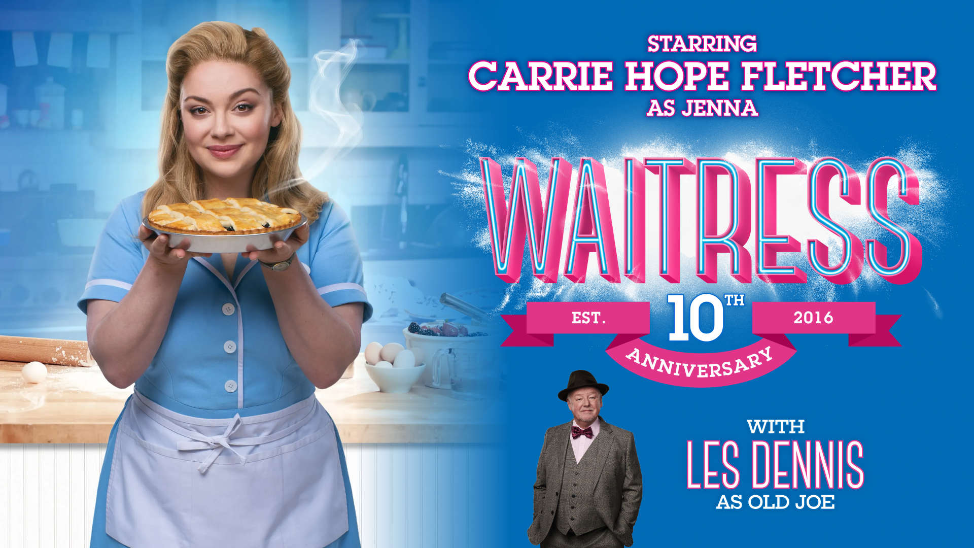 Waitress Live at Milton Keynes Theatre Tue 22 Sep - Sat 26 Sep 2026