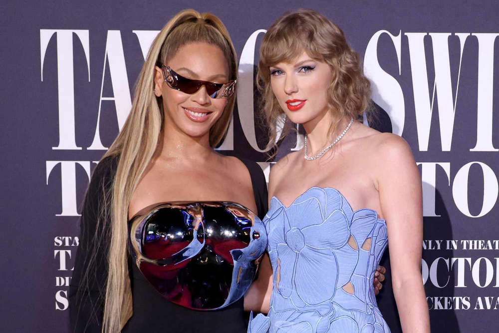Beyoncé Attends The Premiere For Taylor Swift's 'Eras Tour' - Vimarsana News