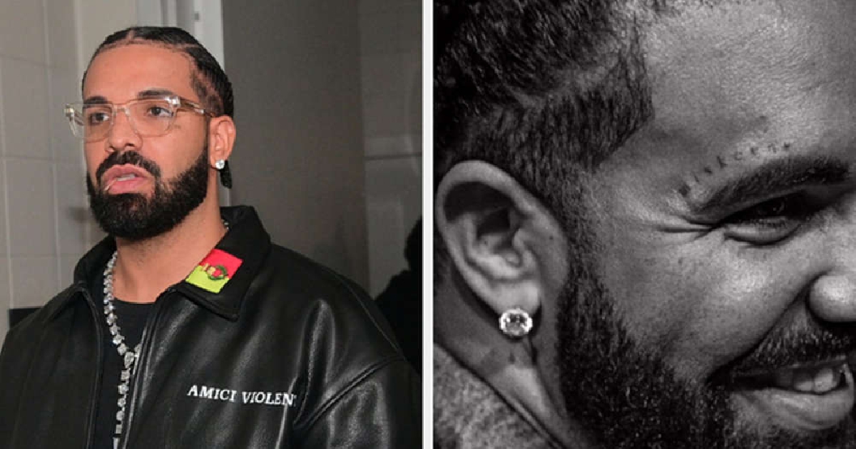 Drake's New Face Tattoo - Vimarsana News