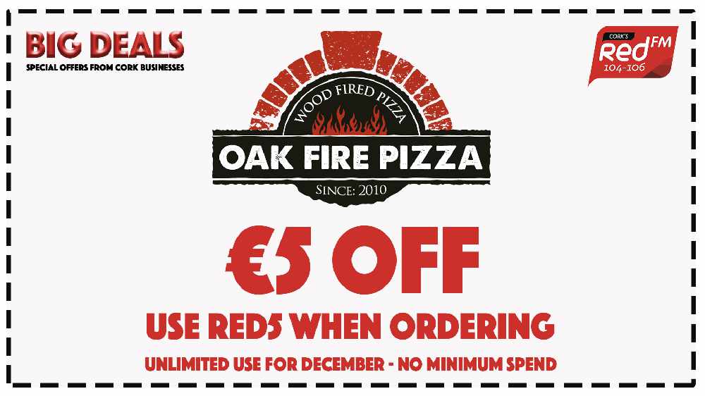 Oak Fire Pizza - €5 Off 