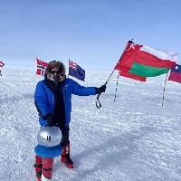 An Omani adventurer has climbed the tallest peak in Antarctica