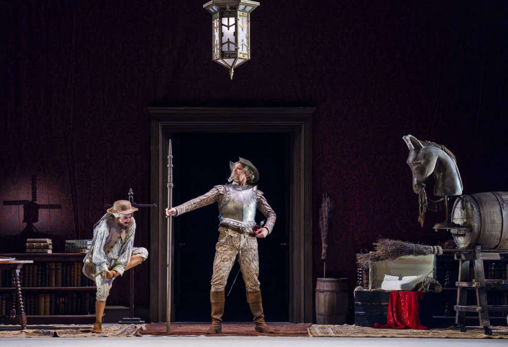 Olivia-Chang Clarke as Sancho Panza and Jonathan Payn as Don Quixote © Tristram Kenton
