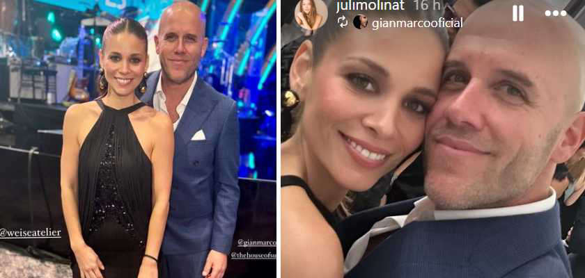 Gian Marco y su novia Juliana Molina Latin Grammy