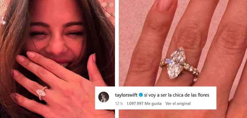 taylor swift mensaje selena gomez y benny blanco compromiso 