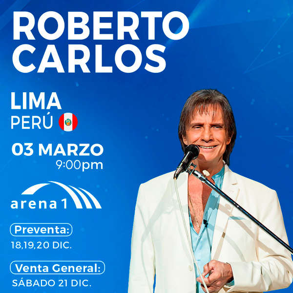 roberto carlos en lima 2025 concierto entradas