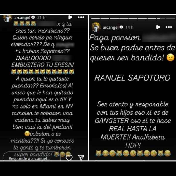 arcangel tiradera anuel aa instagram