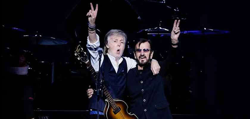 paul mccartney y ringo starr juntos concierto londres