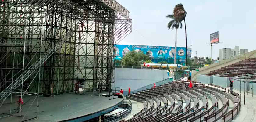 anfiteatro del parque de la exposicion remodelacion