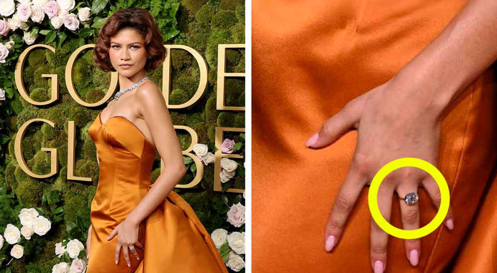 zendaya anillo golden globes 2025