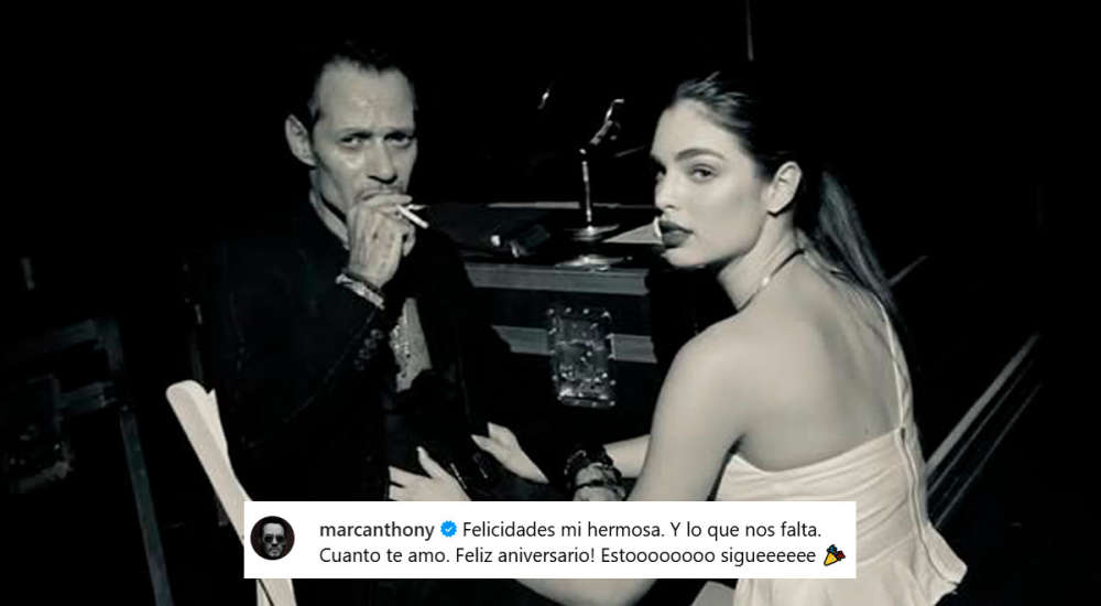 Marc Anthony and Nadia Ferreira